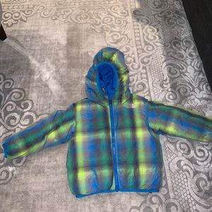 North Face kids reversible Puffer Jacket